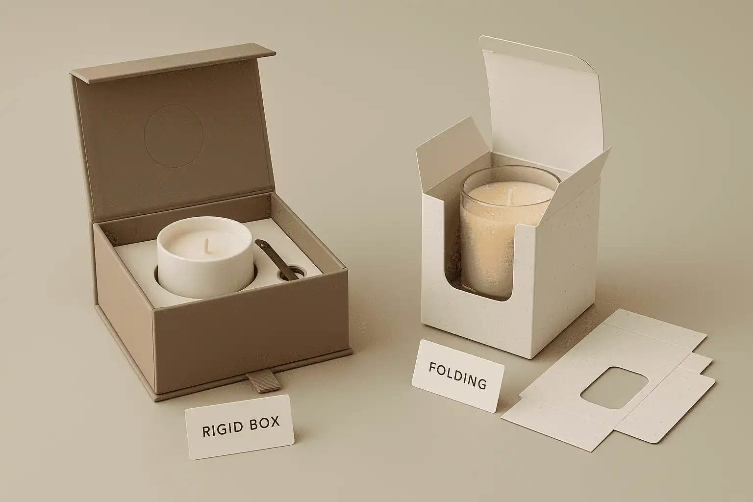 Candle Packaging Solutions: Rigid Boxes vs Folding Boxes